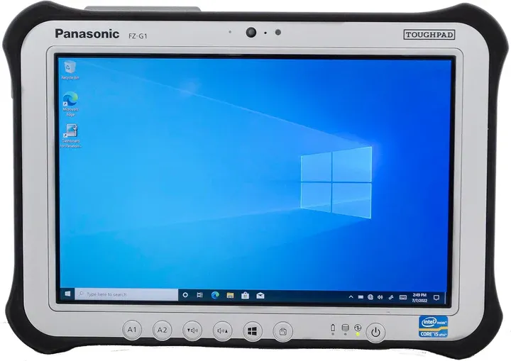 Repasovaný notebook Panasonic Toughpad FZ-G1 MK4 - přední pohled